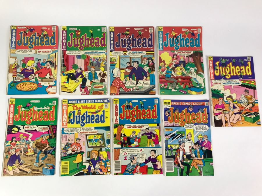 (9) Jughead Comic Books #240, 241, 242, 244, 245, 246, 251, 265, 347 [Photo 1]