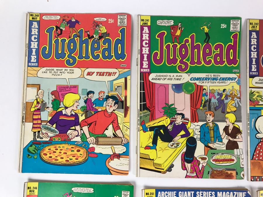 (9) Jughead Comic Books #240, 241, 242, 244, 245, 246, 251, 265, 347 [Photo 2]