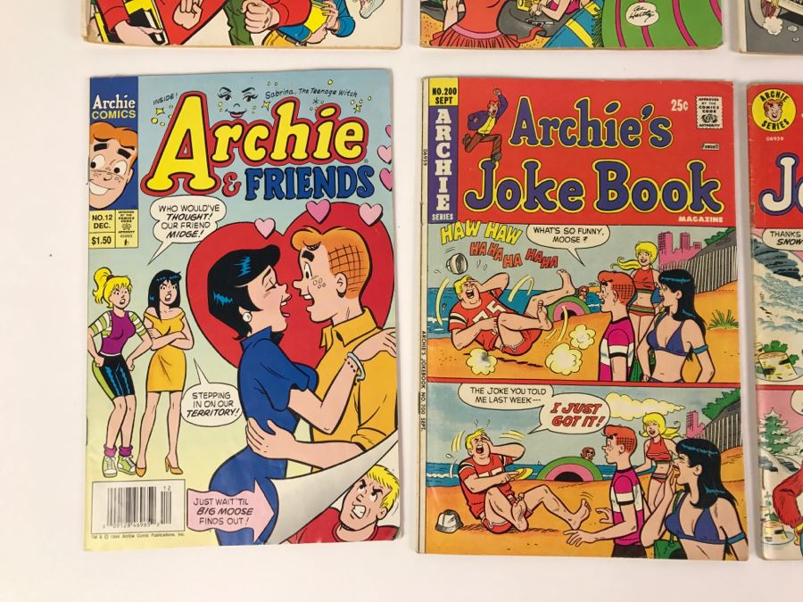 Archie's Love Scene, Archie's Sonshine, Archie's One Way, Archie's Parables, Archie & Friends #12 And Archie's Joke Book #194, 200, 201 Comic Books [Photo 5]