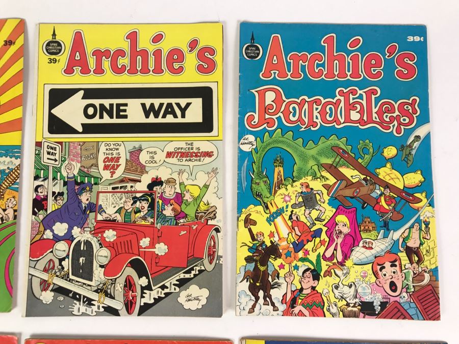 Archie's Love Scene, Archie's Sonshine, Archie's One Way, Archie's Parables, Archie & Friends #12 And Archie's Joke Book #194, 200, 201 Comic Books [Photo 4]