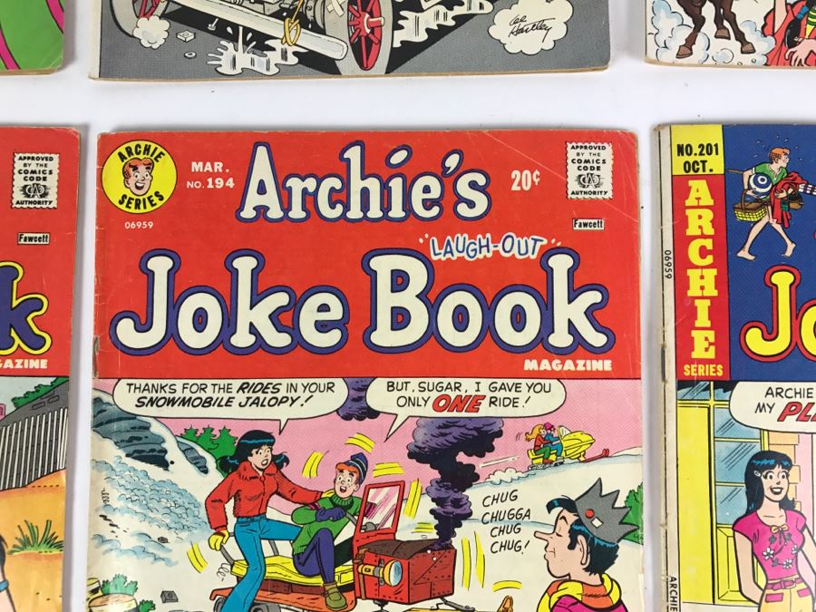 Archie's Love Scene, Archie's Sonshine, Archie's One Way, Archie's Parables, Archie & Friends #12 And Archie's Joke Book #194, 200, 201 Comic Books [Photo 8]