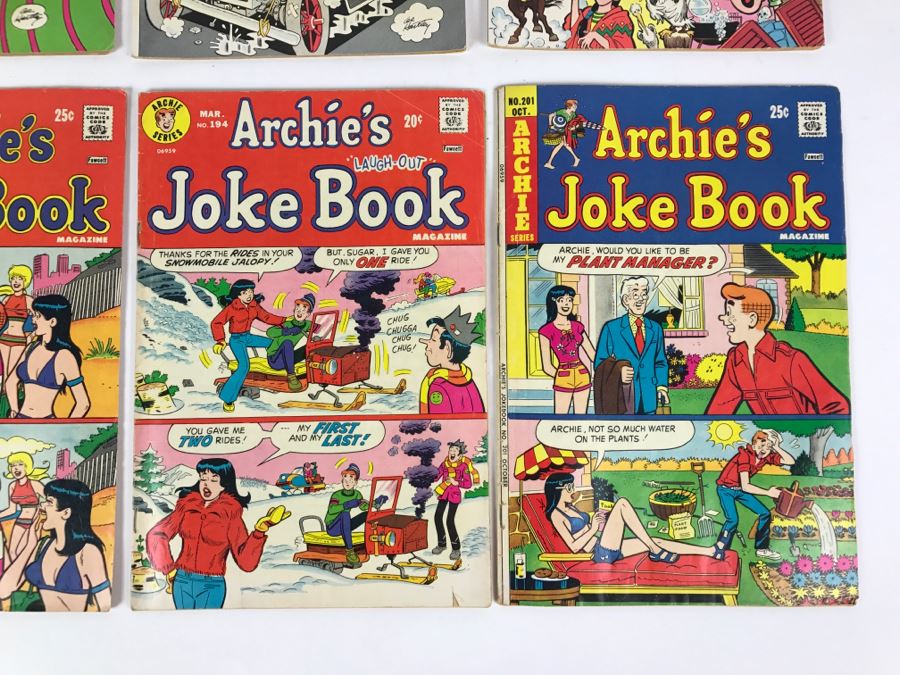 Archie's Love Scene, Archie's Sonshine, Archie's One Way, Archie's Parables, Archie & Friends #12 And Archie's Joke Book #194, 200, 201 Comic Books [Photo 7]