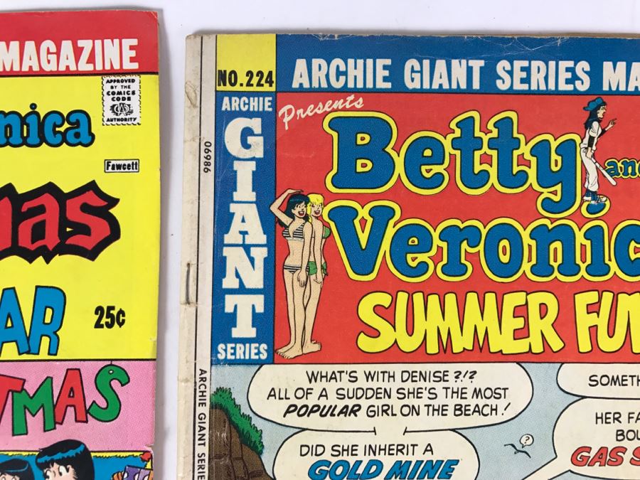 Betty And Veronica Christmas Spectacular #180, 241 And Betty And Veronica Summer Fun #224, 248, 236, 561, 155 Comic Books [Photo 5]