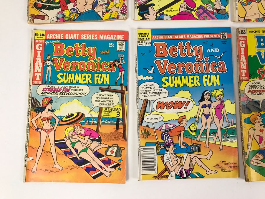 Betty And Veronica Christmas Spectacular #180, 241 And Betty And Veronica Summer Fun #224, 248, 236, 561, 155 Comic Books [Photo 8]