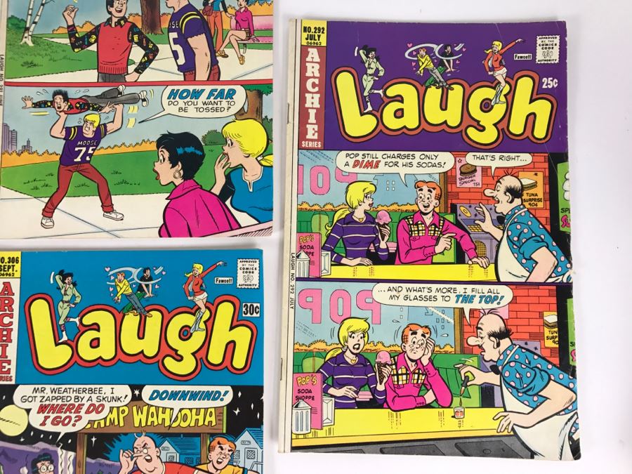 (11) Laugh #287, 288, 290, 292, 291, 292, 293, 294, 296, 298, 306 Comic Books [Photo 8]