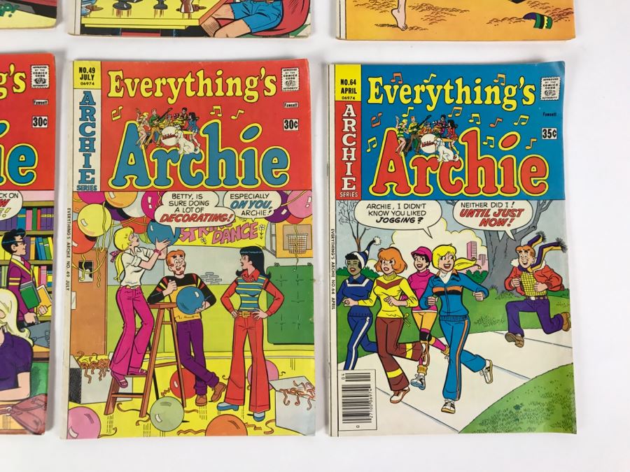 (8) Everything's Archie #39, 40, 41, 43, 44, 47, 49, 64 Comic Books [Photo 8]