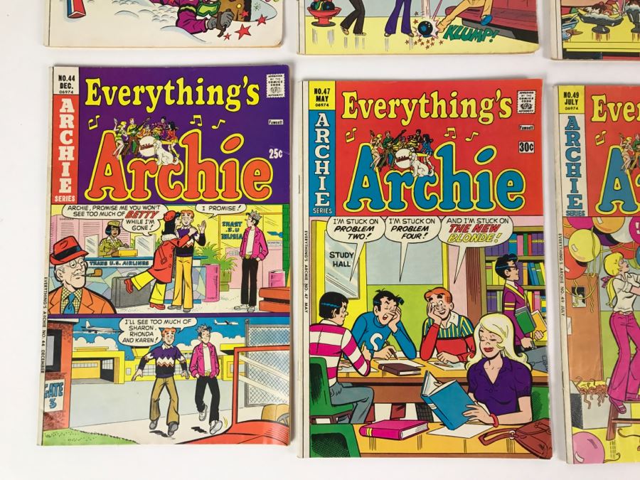 (8) Everything's Archie #39, 40, 41, 43, 44, 47, 49, 64 Comic Books [Photo 6]