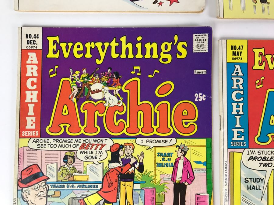 (8) Everything's Archie #39, 40, 41, 43, 44, 47, 49, 64 Comic Books [Photo 7]