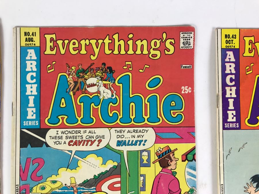 (8) Everything's Archie #39, 40, 41, 43, 44, 47, 49, 64 Comic Books [Photo 5]