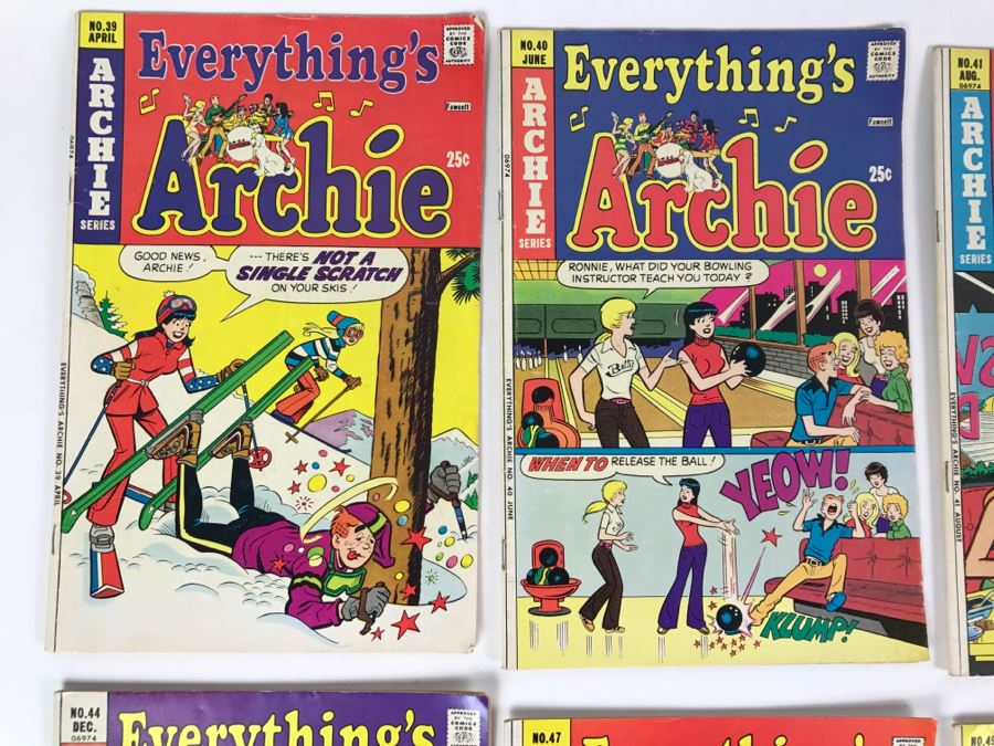 (8) Everything's Archie #39, 40, 41, 43, 44, 47, 49, 64 Comic Books [Photo 2]