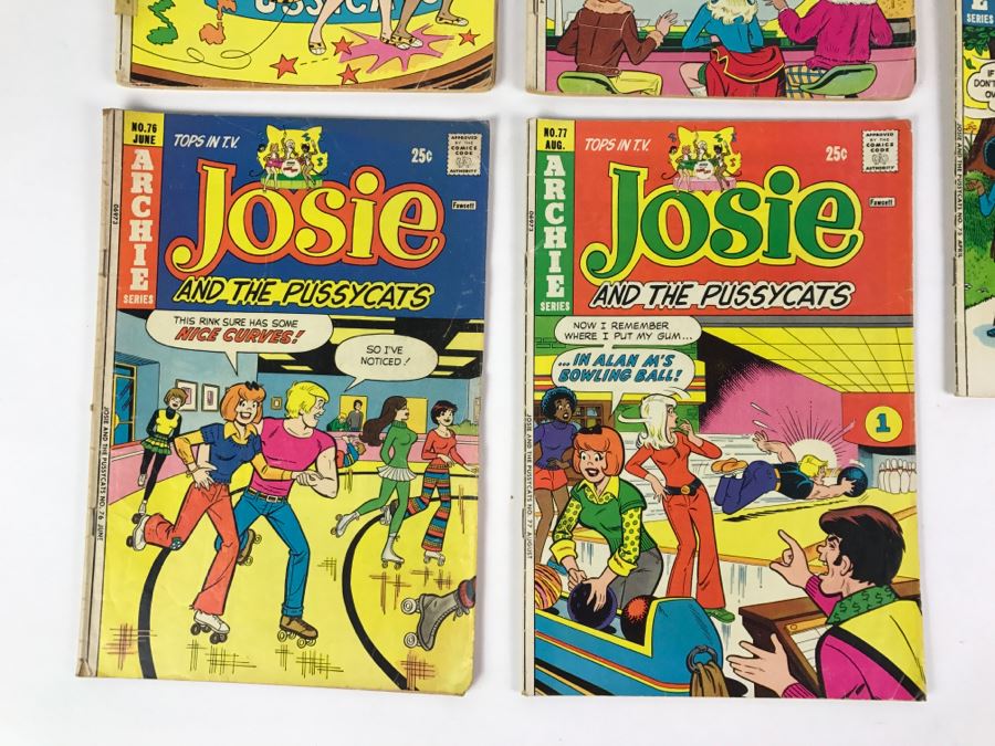 (5) Josie And The Pussycats #73, 74, 75, 76, 77 Comic Books [Photo 6]