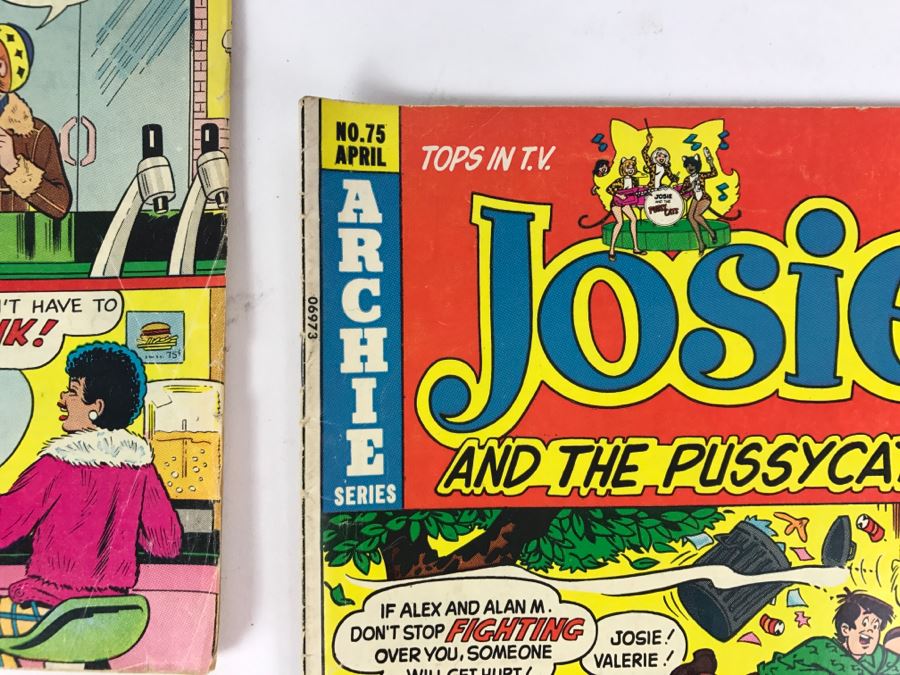 (5) Josie And The Pussycats #73, 74, 75, 76, 77 Comic Books [Photo 5]