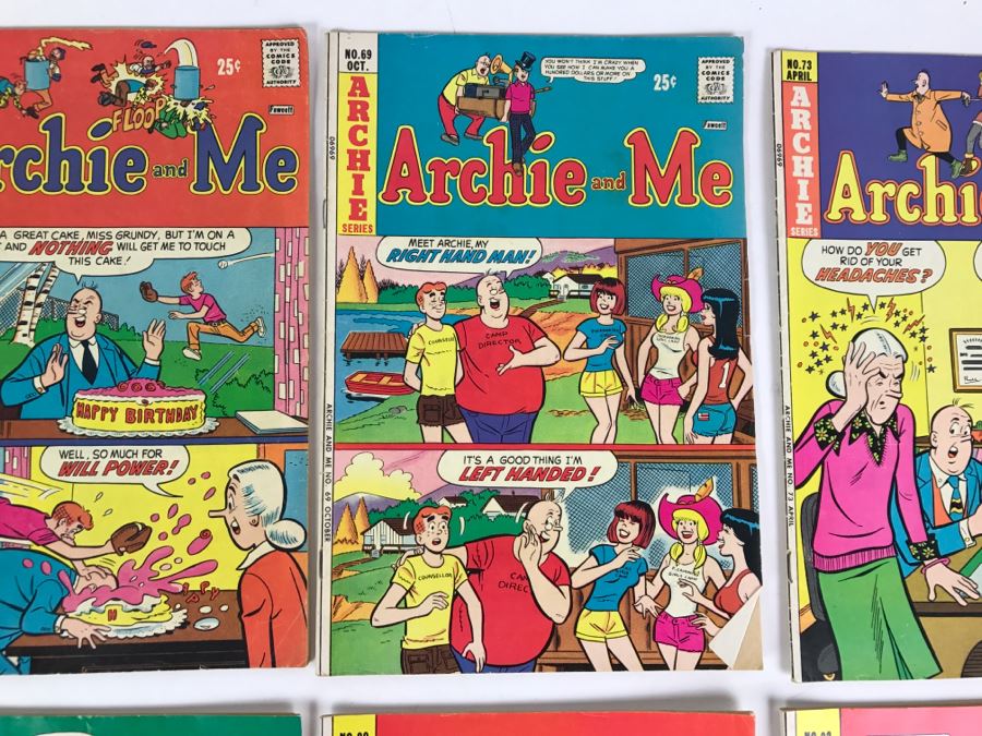(8) Archie And Me #10, 66, 69, 73, 76, 77, 80, 92 Comic Books [Photo 6]
