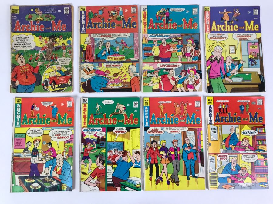 (8) Archie And Me #10, 66, 69, 73, 76, 77, 80, 92 Comic Books [Photo 1]