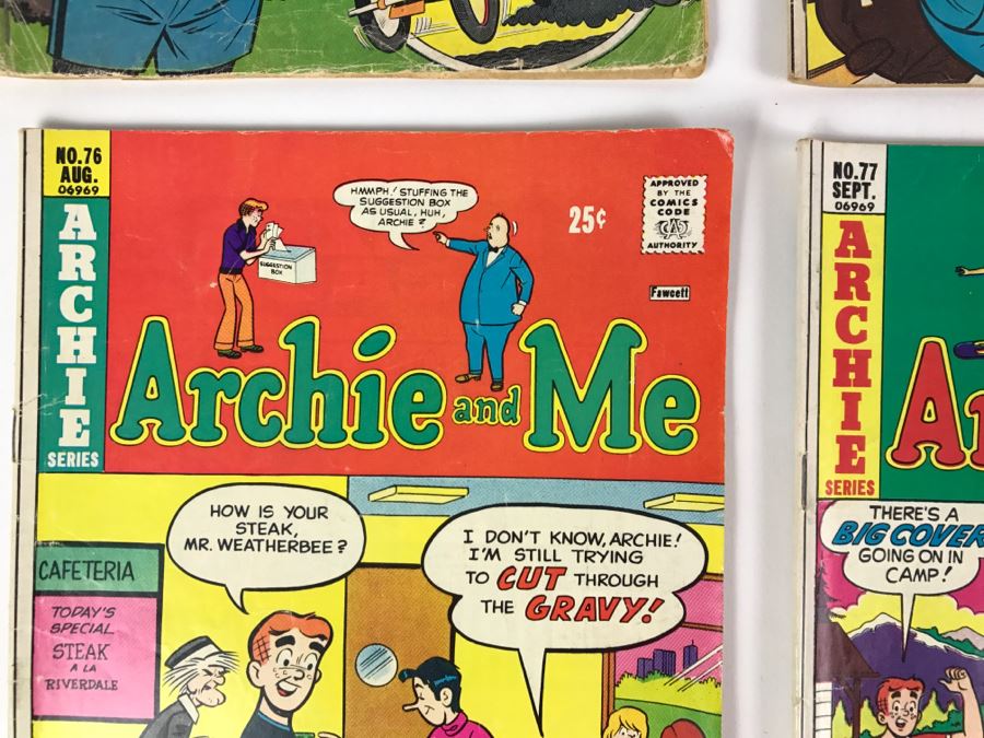 (8) Archie And Me #10, 66, 69, 73, 76, 77, 80, 92 Comic Books [Photo 11]