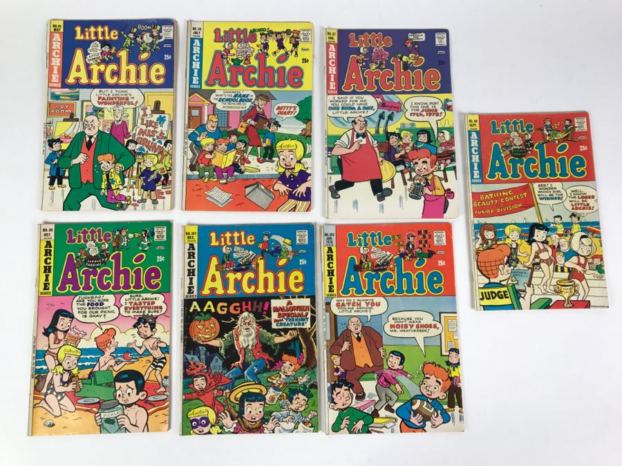 (7) Little Archie #95, 96, 97, 98, 99, 101, 102 Comic Books [Photo 1]