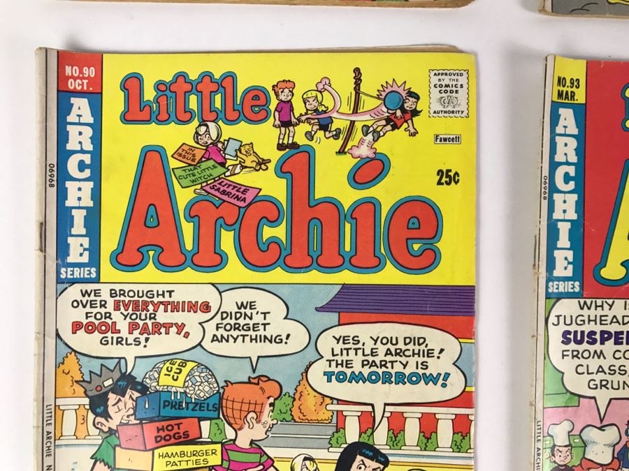 (7) Little Archie #77, 87, 88, 89, 90, 93, 94 Comic Books [Photo 9]