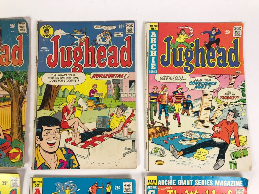 (8) Jughead Comic #176, 209, 219, 228, 230, 231, 233, 239 Comic Books [Photo 4]