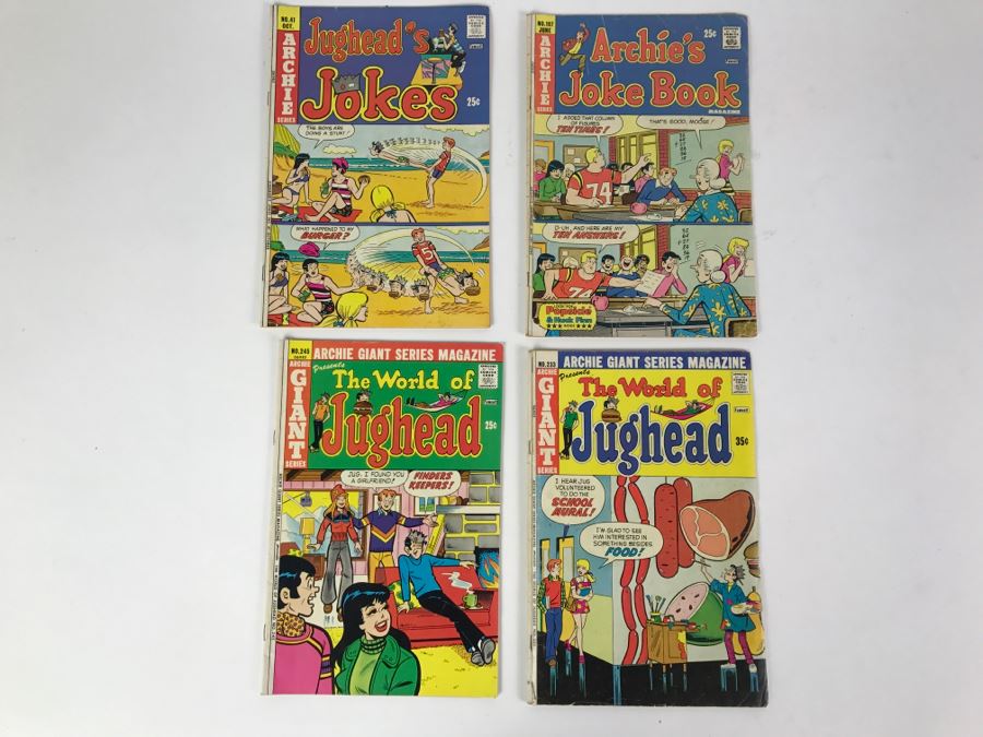 Jughead's Jokes #41, Archie's Joke Book #197, The World Of Jughead #245, The World Of Jughead #233 Comic Books [Photo 1]