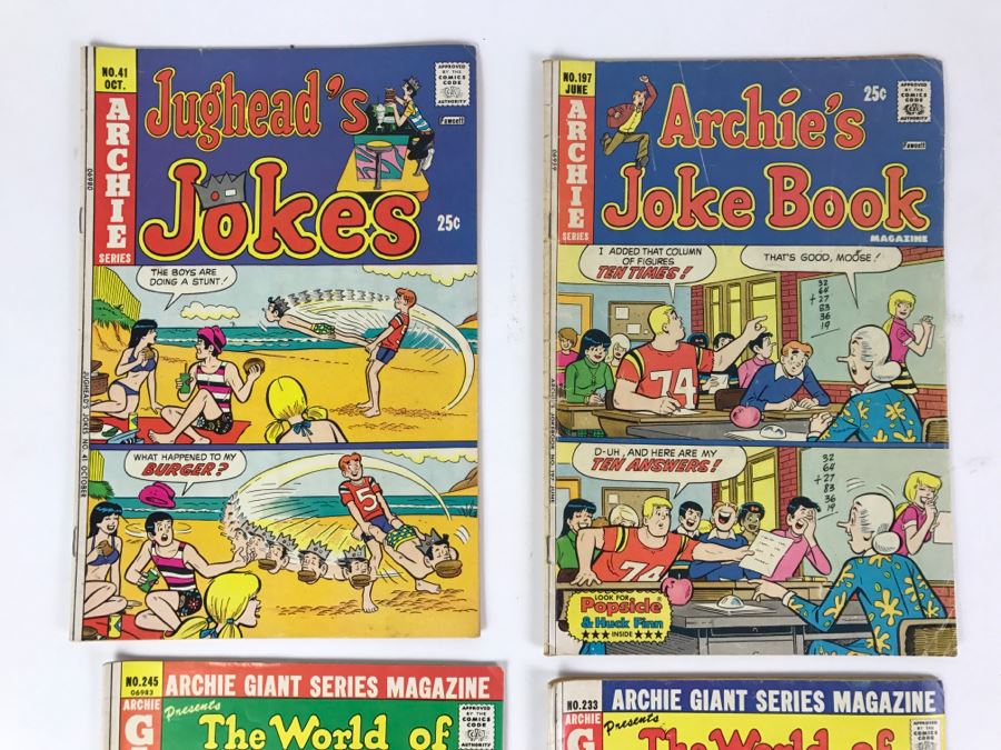 Jughead's Jokes #41, Archie's Joke Book #197, The World Of Jughead #245, The World Of Jughead #233 Comic Books [Photo 2]