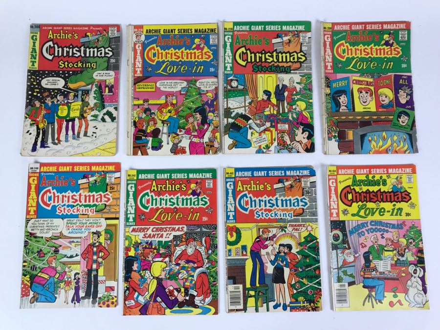 Archie's Christmas Stocking #144, 228, 240, 452 And Archie's Christmas Love-In #218, 230, 242, 454 Comic Books [Photo 1]