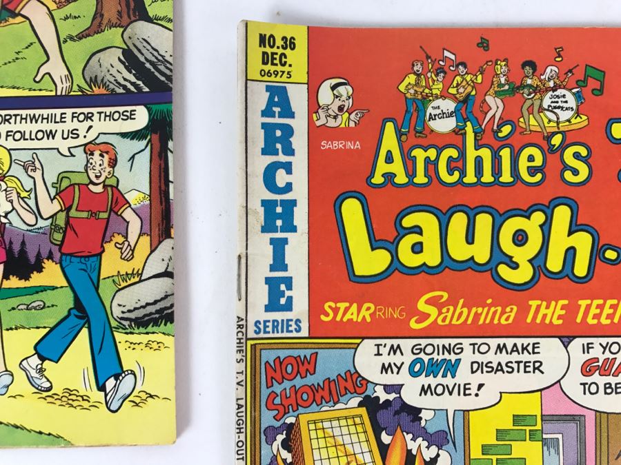 (5) Archie's T.V. Laugh Out #33, 34, 36, 41, 48 Comic Books [Photo 5]