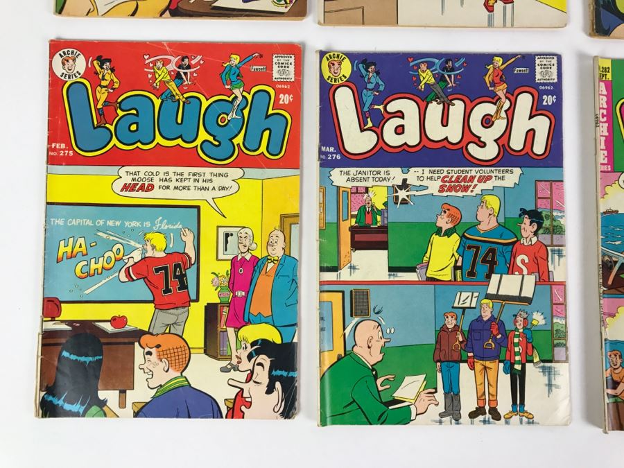 (6) Laugh #207, 227, 237, 275, 276, 282 Comic Books [Photo 6]