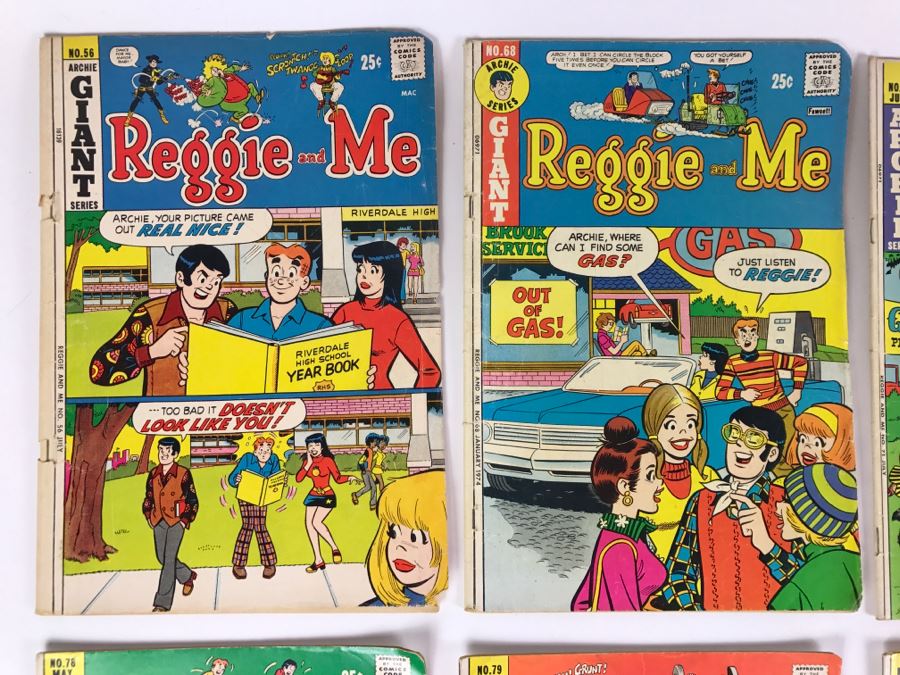 (11) Reggie And Me #56, 68, 71, 73, 75, 77, 78, 79, 80, 81, 82 Comic Books [Photo 2]
