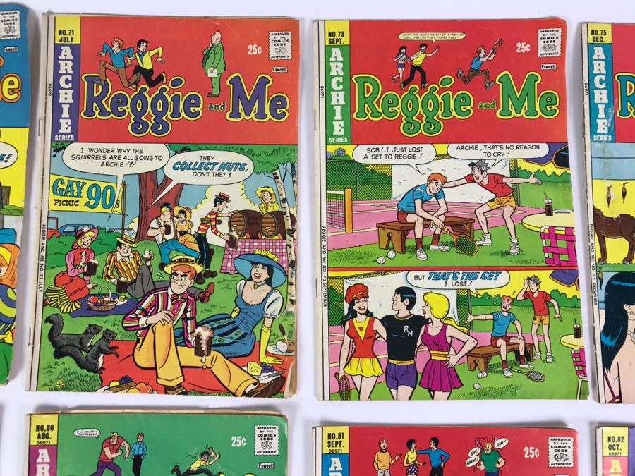 (11) Reggie And Me #56, 68, 71, 73, 75, 77, 78, 79, 80, 81, 82 Comic Books [Photo 4]