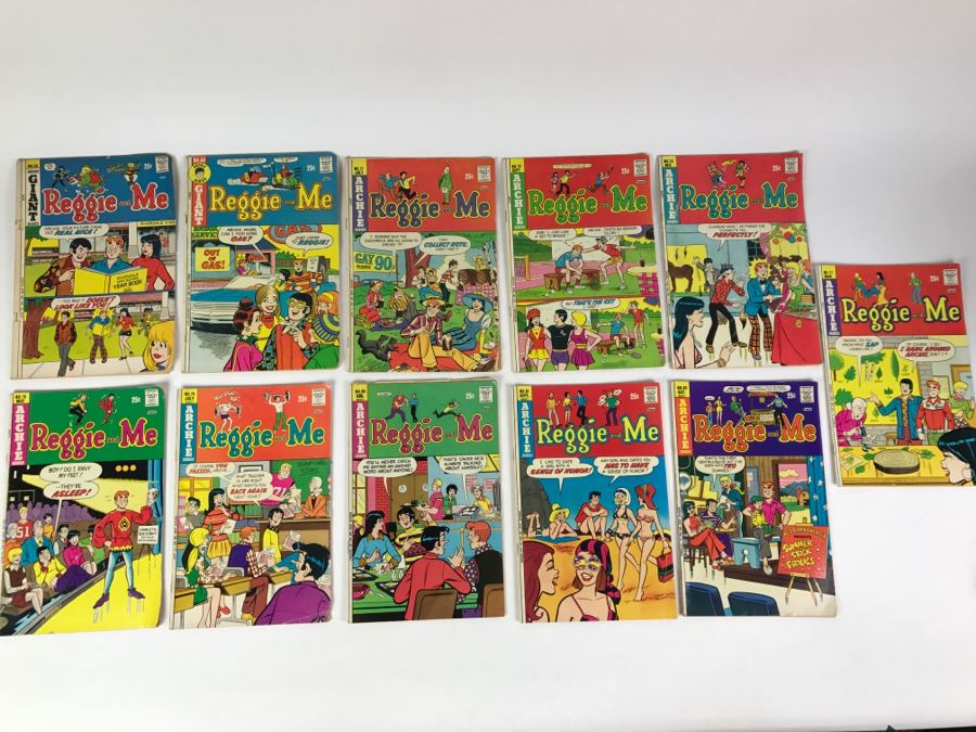 (11) Reggie And Me #56, 68, 71, 73, 75, 77, 78, 79, 80, 81, 82 Comic Books [Photo 1]