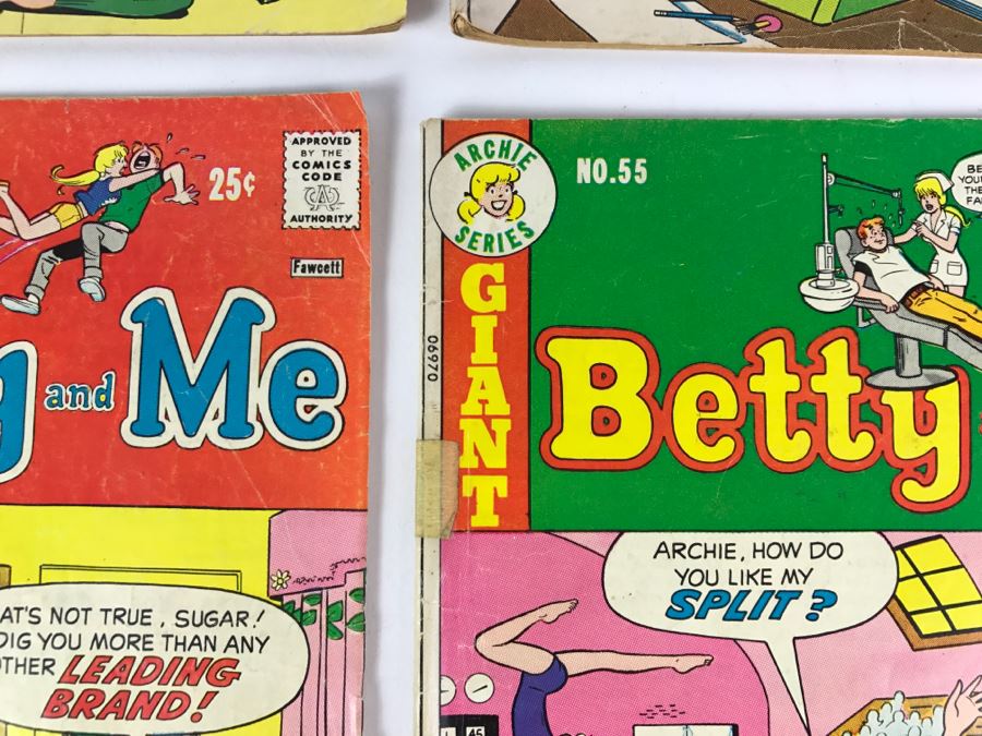 (6) Betty And Me #4, 5, 46, 52, 54, 55 Comic Books [Photo 9]