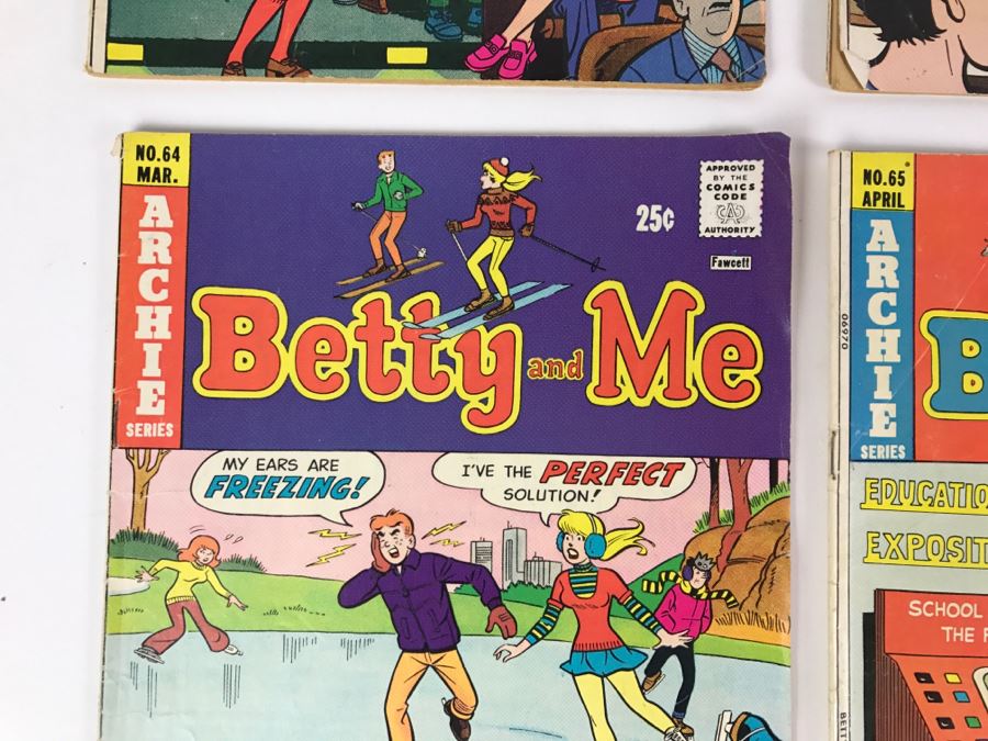 (9) Betty And Me #56, 57, 58, 61, 62, 64, 65, 66, 67 Comic Books [Photo 9]