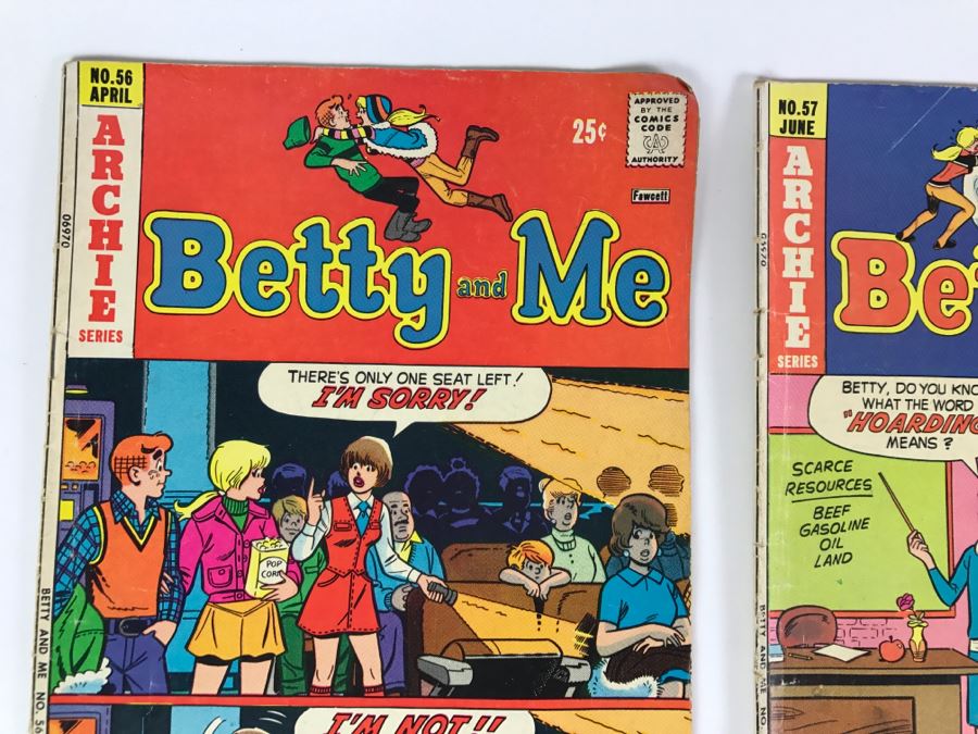 (9) Betty And Me #56, 57, 58, 61, 62, 64, 65, 66, 67 Comic Books [Photo 3]