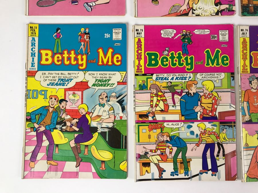 (8) Betty And Me #68, 69, 70, 71, 72, 75, 76, 77 Comic Books [Photo 6]