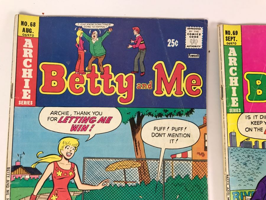 (8) Betty And Me #68, 69, 70, 71, 72, 75, 76, 77 Comic Books [Photo 3]