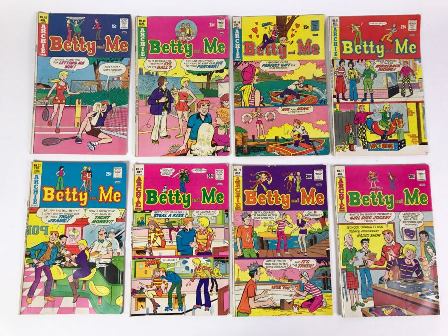 (8) Betty And Me #68, 69, 70, 71, 72, 75, 76, 77 Comic Books [Photo 1]