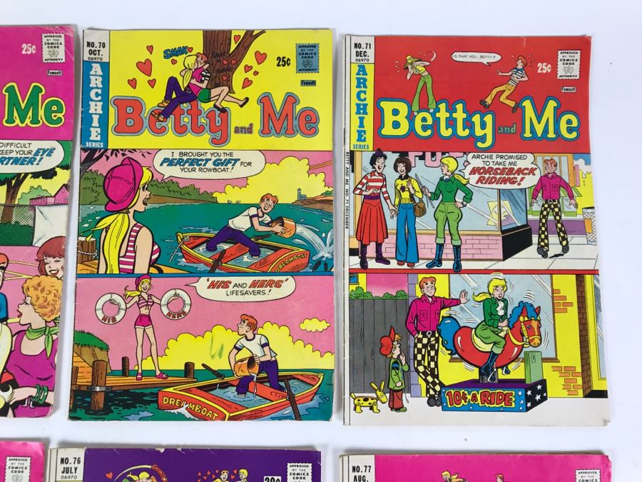 (8) Betty And Me #68, 69, 70, 71, 72, 75, 76, 77 Comic Books [Photo 4]