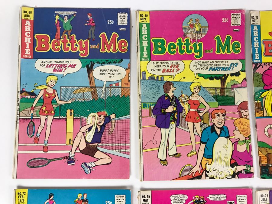 (8) Betty And Me #68, 69, 70, 71, 72, 75, 76, 77 Comic Books [Photo 2]