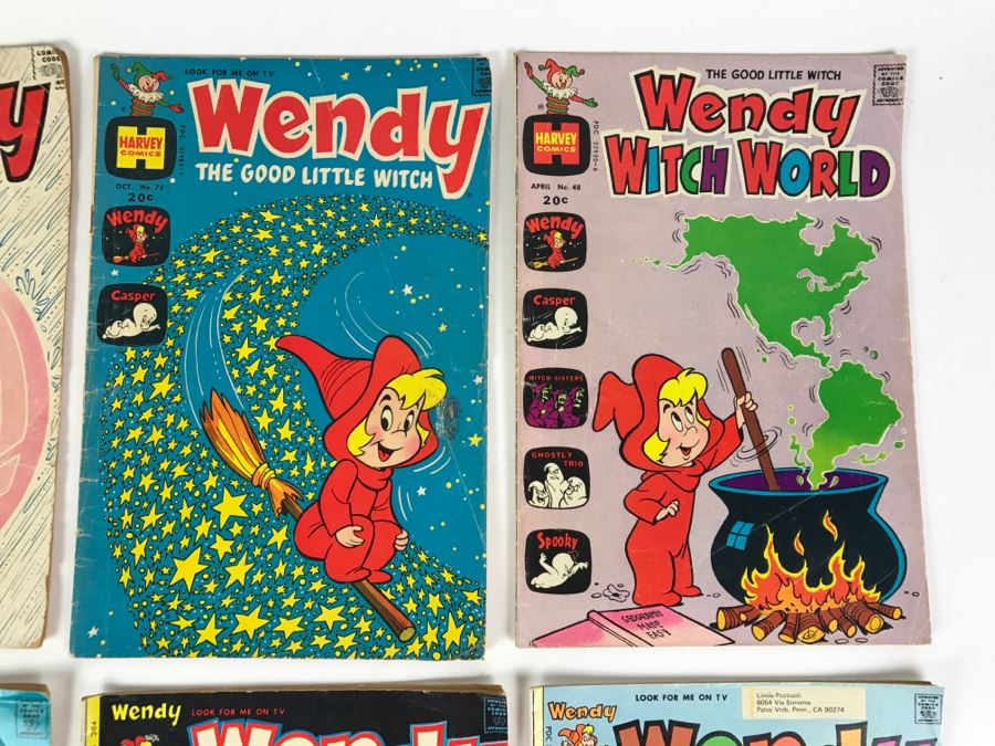 (8) Wendy The Good Little Witch #20, 45, 75, 48, 83, 86, 85, 90 Comic Books [Photo 4]