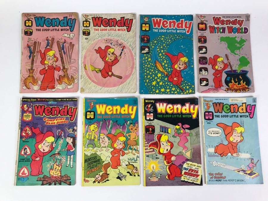 (8) Wendy The Good Little Witch #20, 45, 75, 48, 83, 86, 85, 90 Comic Books [Photo 1]