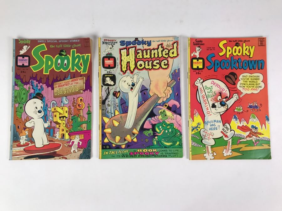 Spook #145, Haunted House #14, Spooky Spooktown #58 Comic Books