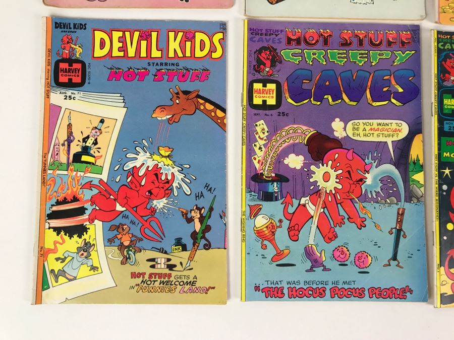 Hot Stuff #63, 129, 125, Devil Kids #62, 71, Hot Stuff Creepy Caves #1, 5, 6 Comic Books [Photo 6]