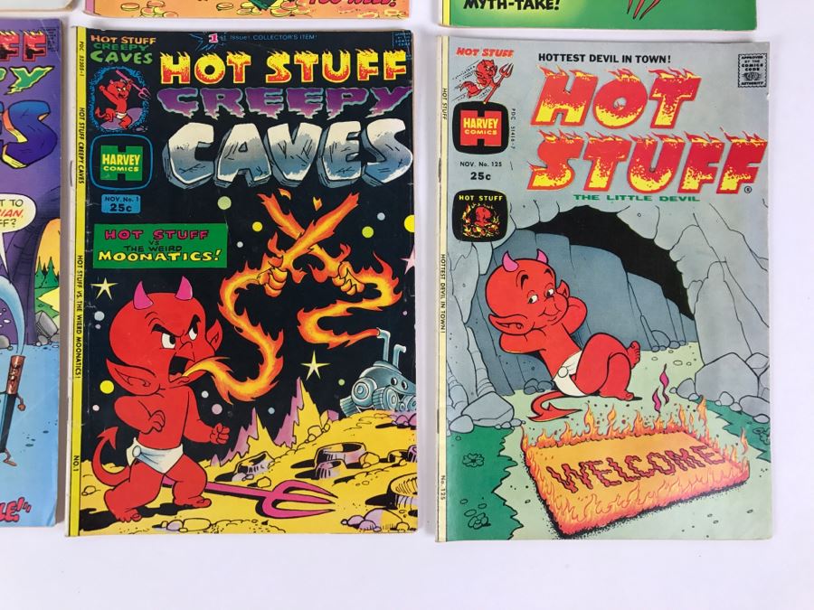 Hot Stuff #63, 129, 125, Devil Kids #62, 71, Hot Stuff Creepy Caves #1, 5, 6 Comic Books [Photo 8]