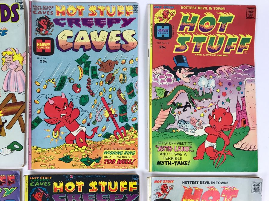 Hot Stuff #63, 129, 125, Devil Kids #62, 71, Hot Stuff Creepy Caves #1, 5, 6 Comic Books [Photo 4]