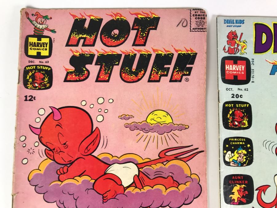 Hot Stuff #63, 129, 125, Devil Kids #62, 71, Hot Stuff Creepy Caves #1, 5, 6 Comic Books [Photo 3]