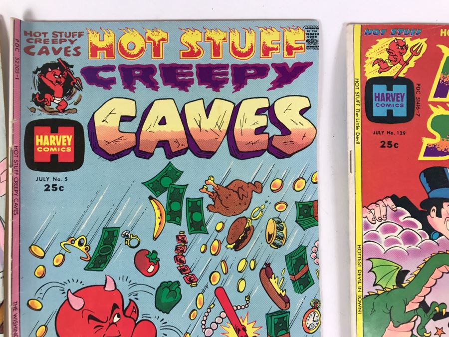 Hot Stuff #63, 129, 125, Devil Kids #62, 71, Hot Stuff Creepy Caves #1, 5, 6 Comic Books [Photo 5]