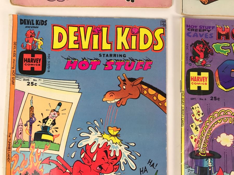 Hot Stuff #63, 129, 125, Devil Kids #62, 71, Hot Stuff Creepy Caves #1, 5, 6 Comic Books [Photo 7]