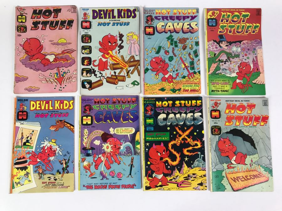 Hot Stuff #63, 129, 125, Devil Kids #62, 71, Hot Stuff Creepy Caves #1, 5, 6 Comic Books