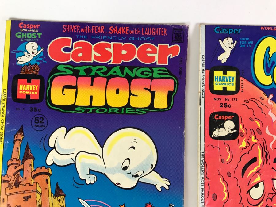 Casper Strange Ghost Stories #4, 5, Casper #176, Casper And Nightmare #39, Casper's Ghostland #82 Comic Books [Photo 3]