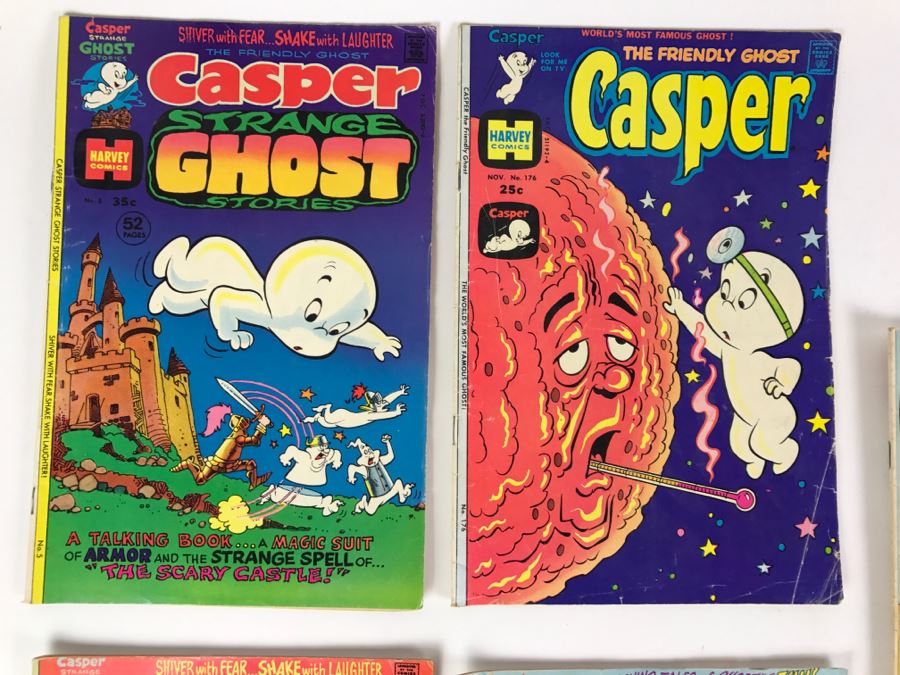 Casper Strange Ghost Stories #4, 5, Casper #176, Casper And Nightmare #39, Casper's Ghostland #82 Comic Books [Photo 2]